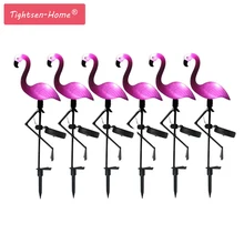 Светодиодный светильник на солнечной батарее с изображением фламинго, садовый светильник с имитацией лужайки, водонепроницаемый Солнечный светодиодный светильник, уличный светильник для сада, патио, декоративный светильник ing