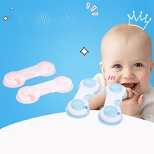 Детская безопасность на разблокировки руки зажимать ребенка bing xiang suo открытый доказательство ящика шкафа Младенцы безопасности замок самоклеющиеся