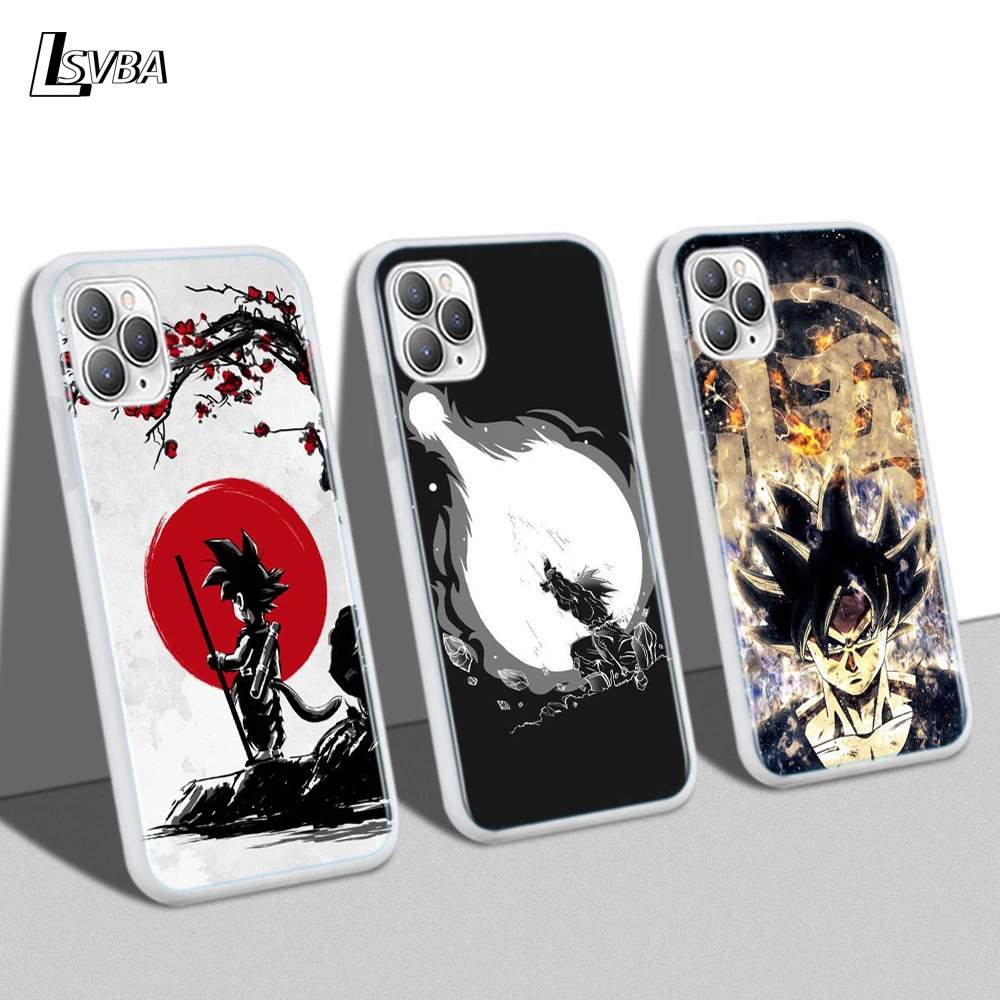 

Silicone Case For iPhone 11 Pro Max XS Max XR X 8 7 6S 6 Plus 5S Phone Case Soft Shell Dragon Ball cartoon