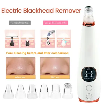 

Blackhead Remover Skin Care Pore Vacuum Acne Pimple Removal Vacuum Suction Tool Pore Cleaner Diamond Dermabrasion Machine