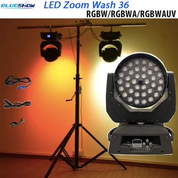 

LED Wash Zoom Moving Head Light Lyre 36x12W Stage Lighting DMX512 For DJ Disco Party Bar Lights Fast Shipping