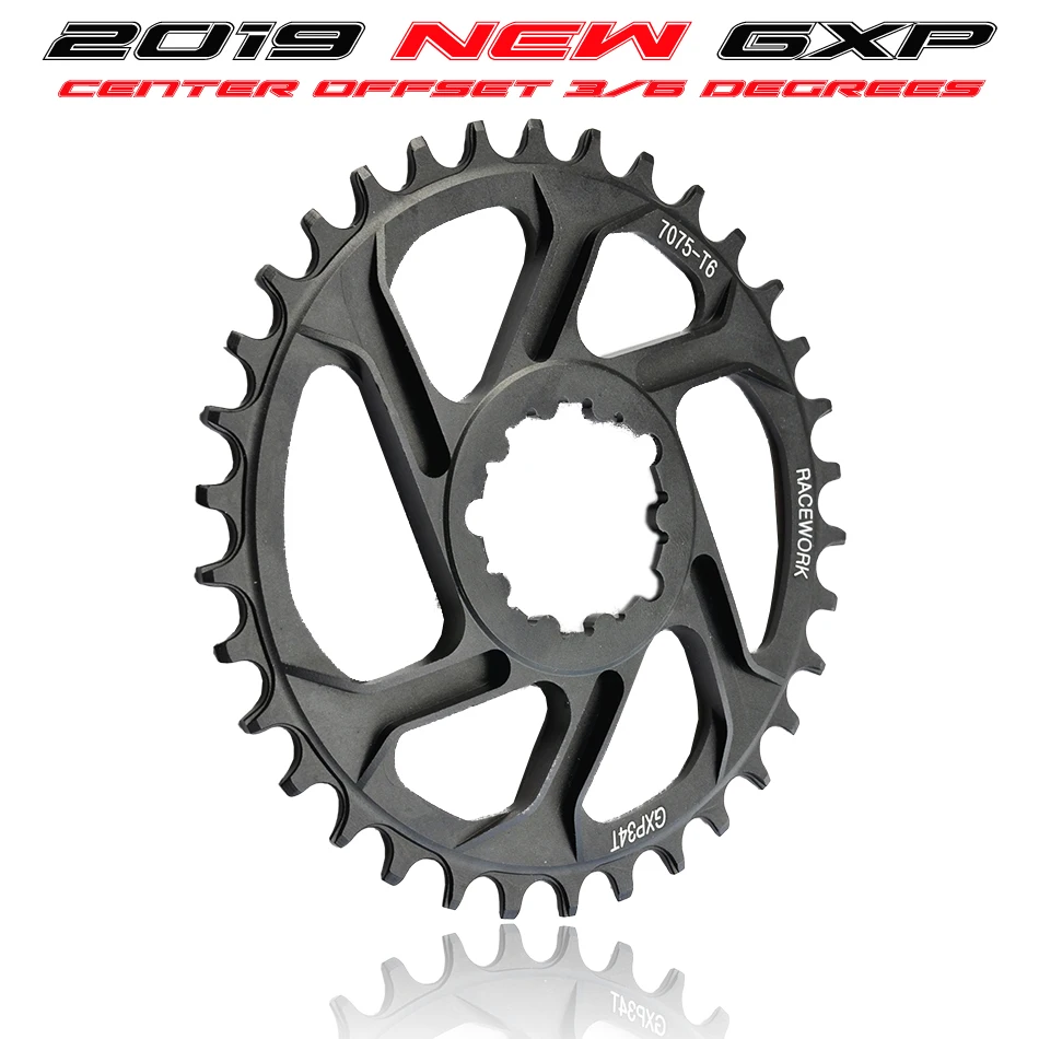 Бесплатная доставка RACEWORK Fahrrad кеттенблатт 30 34 36 38t Engen Breite мех GXP XX1 XO CNC AL7075