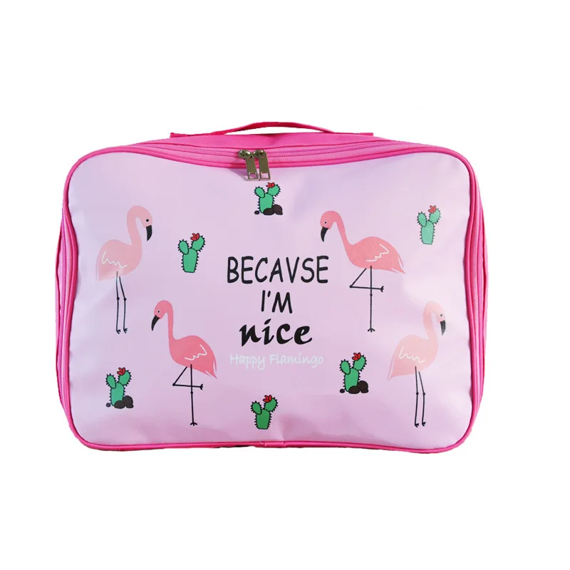 

BELLELIFE Cute Animal Pattern Packing Cube Bag Organizer Travel Bags Women Duffle Luggage Weekend Storage Bag Organizer Bolsa