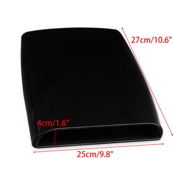 

Universal Car Air Flow Vent Cover Car Decorative Air Flow Intake Hood Scoop Vent Bonnet Cover Accessories ABS
