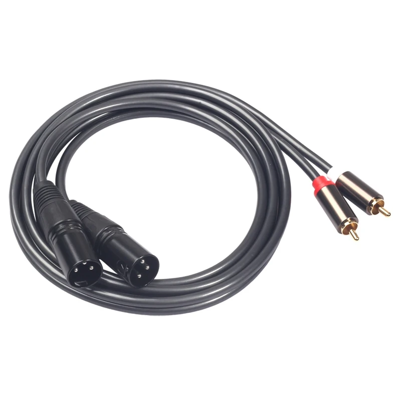 1 5 м 5Ft двойной Rca штекер Xlr Мужской кабель 2 Сделано в Китае Адаптер Hi-Fi стерео o