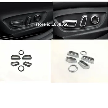 

For Toyota Avalon XX50 2018 2019 2020 car cover detector ABS Chrome seat adjustment knob button switch trim 6pcs