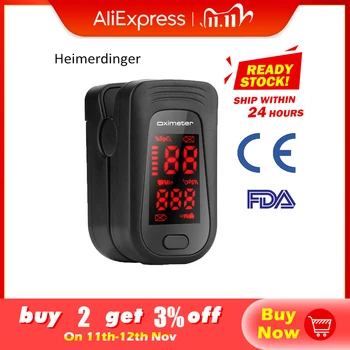

Blood Oxygen Monitor Finger Pulse Oximeter Oxygen Saturation Monitor Fast Shipping within 24hours (without Battery) CE Dropship