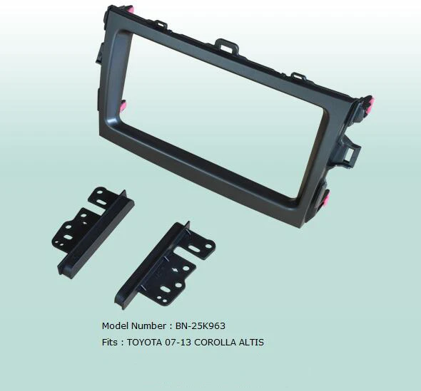 

Car Fascias Stereo Audio Panel Navigation Frame Dash Kit For Corolla Altis 2007 2008 2009 2010 2011 2012 2013