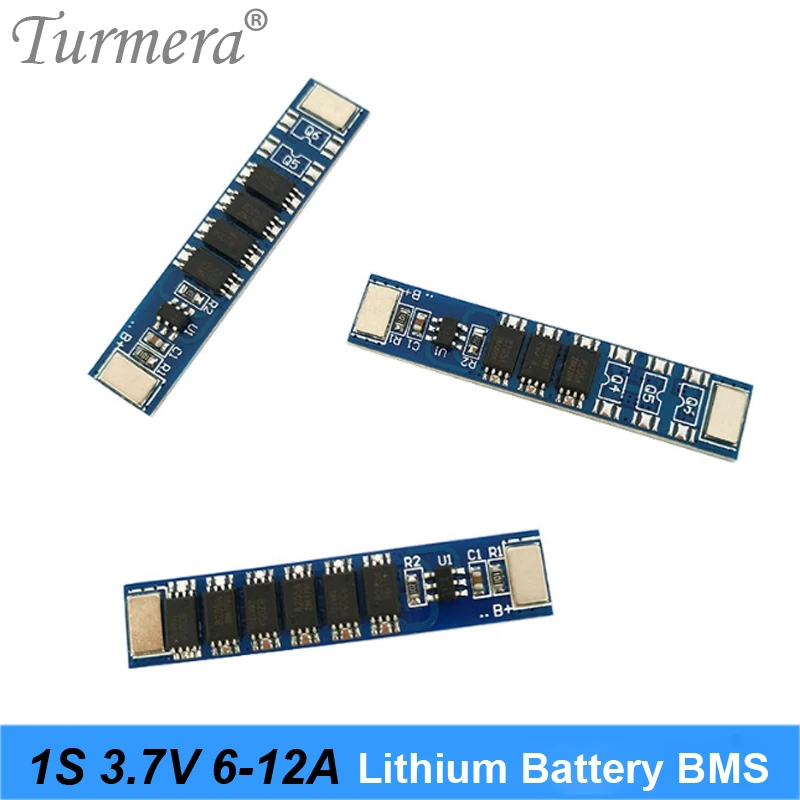 1S 3.7V 4.2V 6A 10A 12A Lithium Battery BMS Board for 18650 Battery Screwdriver Charger Protection Board Cell Protection Circuit 01