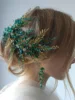 Bohe Green Hair Vine Hair Piece Crystal Headdress Bridal Gold Hair Accessories Wedding Hair Accessories Bride Headband for Women ► Photo 1/6