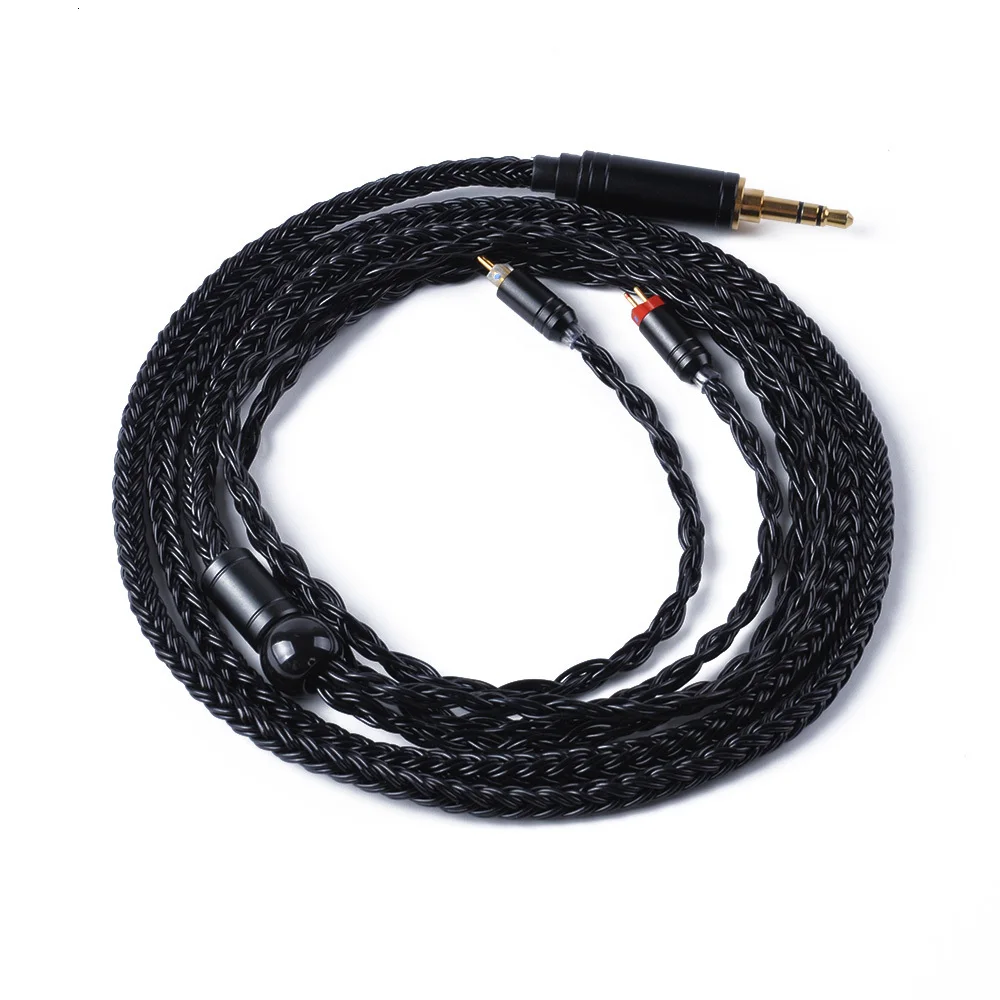 Yinyoo 16 Core посеребренный кабель 2,5/3,5/4,4 мм сбалансированный кабель для обновления наушников с MMCX/2Pin для плотным верхним ворсом KZ ZST AS10 CCA HQ8 RX8 лампа указателя