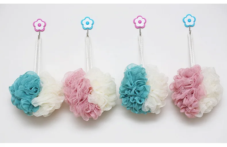 Производители поставляют специальный цвет Loofah ультра большой супер Мягкая сетчатая губка натуральный продукт двойное цветное соединение для ванной Wh