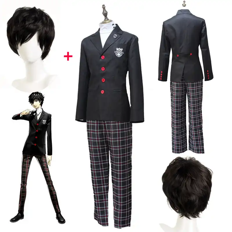 Persona 5 Dancing Star Night Joker Protagonist Akira Kurusu Cosplay Costume Akira Kurusu Men School Uniform Halloween Party Blaz Anime Costumes Aliexpress