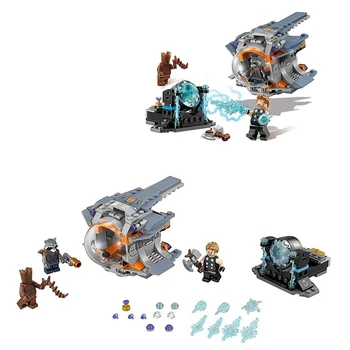 

Super Heroes Thor's Weapon Quest Building Blocks Toys for Children Infinity War 76102 Compatible