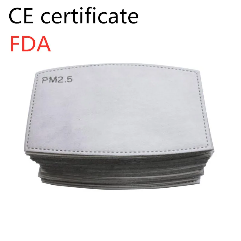 

Security Protection Face Mask filter Anti PM2.5 Haze Dustproof Active Carbon Filter Active Carbon Mask filter IN STOCK