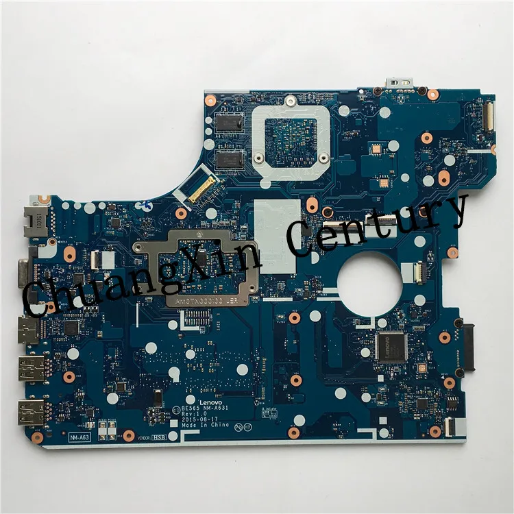 Материнская плата для ноутбука ThinkPad E565 с A10-8700P cpu R6 M340DX 2GB GPU BE565 NM-A631 MB полностью протестирована