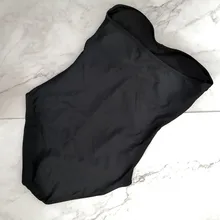 SAGACE, Одноцветный бандо, слитный купальник, женский купальник, женский купальный костюм с бантом, пляжная одежда, купальный костюм с открытыми плечами, 5xl