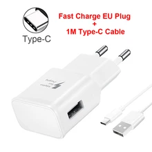 Cabo adaptador para carregamento rápido, para samsung 15w afc usb 3.0 tipo c cabo de dados para galaxy s8 s9 s10 note 8 9 10 a30 a50 a70 a90 a80
