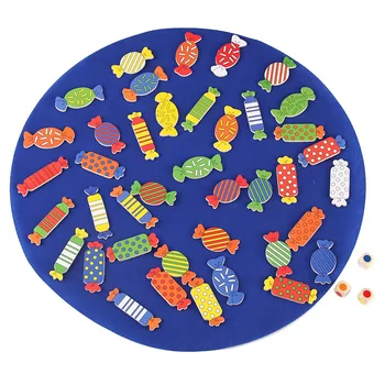 

Kids Toys Candy Shape Matching Early Education Toy For Children Parent-child Kindergarten Interactive Board Game