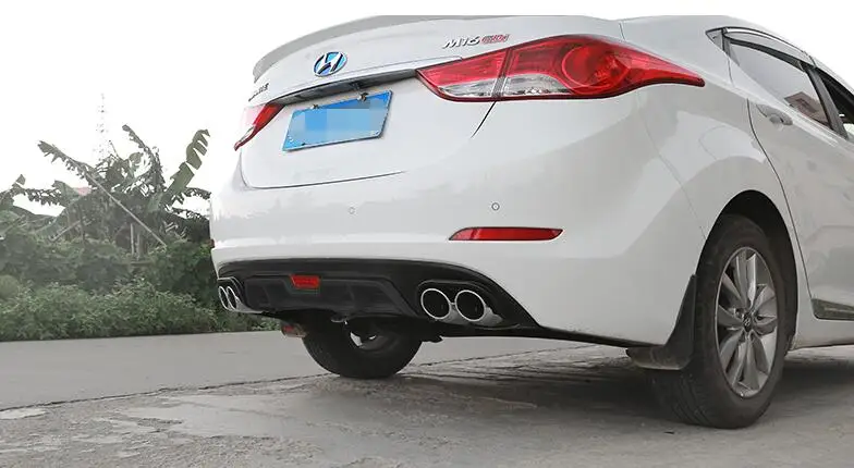 Для hyundai Elantra Body kit спойлер 2012- для Elantra YS ABS задний спойлер передний бампер диффузор защитные бамперы