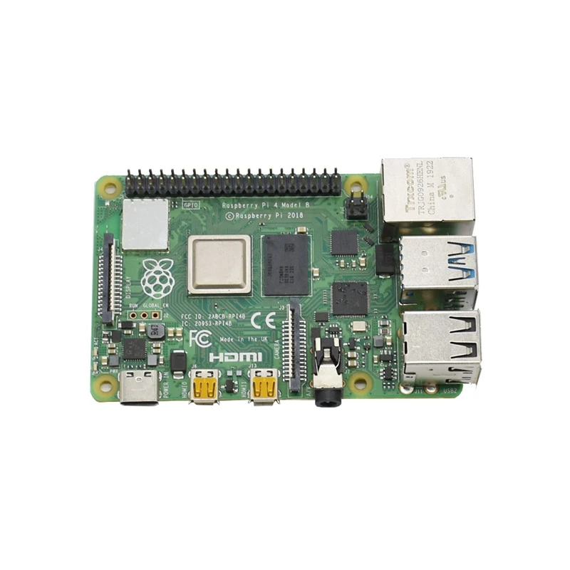 Для Raspberry Pi 4B 2G ram DIY Kit Поддержка 2,4/5,0 GHz wifi Bluetooth 5,0 с защитным корпусом охлаждающим вентилятором