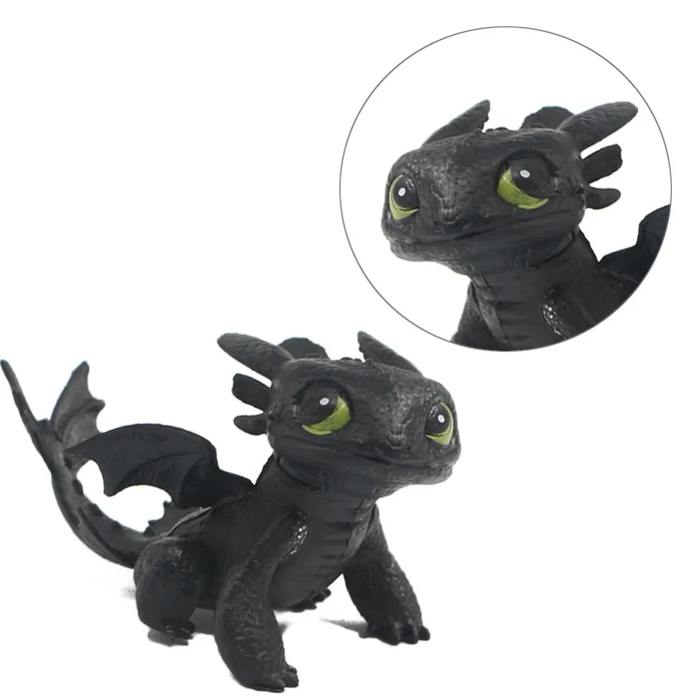 Как приручить дракона 3: Беззубик из ПВХ со скрытым миром модель куклы вечерние