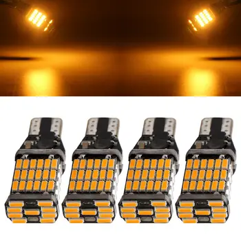 

New 10Pcs Set Car Wedge Dome Reading Light T10 LED Bulb 2 Canbus 5W5 Car LED W5W 12V 6000K 4014 24SMD Car Trunk Reading Lamp