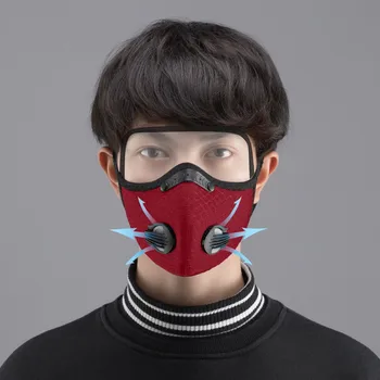 

5PCS Reuseable Face Mask FaceMasks Mouth Cover Protective Mouth-muffle Washable Cloth Masks mondmaskers With Eyes Shield
