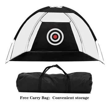 

3M Foldable Golf Driving Cage Practice Hitting Net Home Garden Trainer