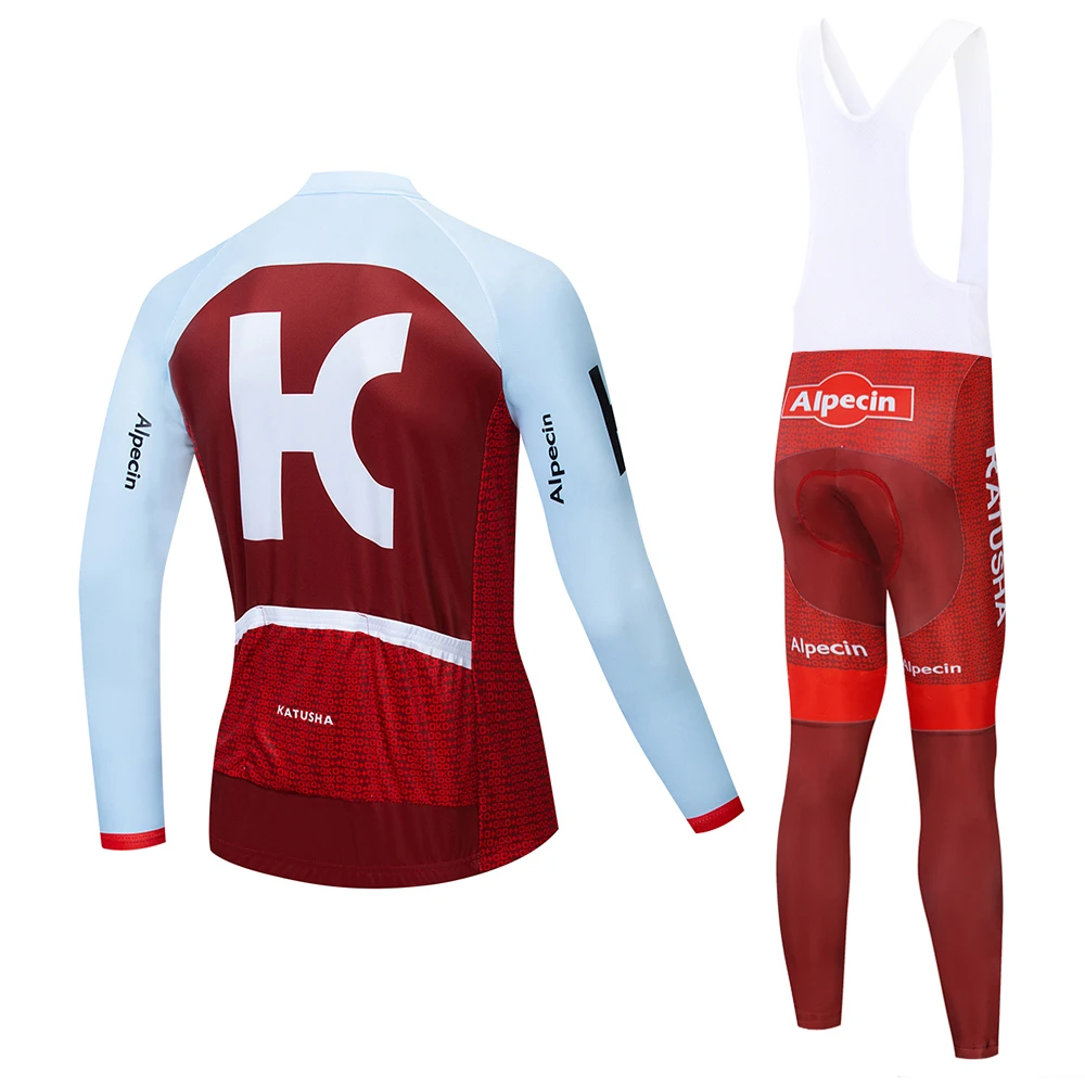 VENDULL Alpecin Pro team, Мужская велосипедная футболка с длинным рукавом, набор, весна-осень, велосипед