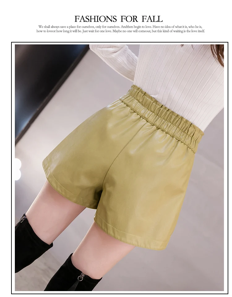 Moda Coreana Curto Femme Cintura Elástica Shorts