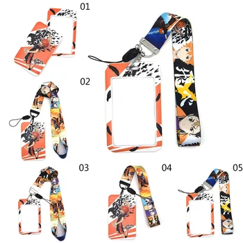 

Anime Haikyuu! Kageyama Tobio Hinata Shoyo Tsukishima Kei Oikawa Nylon Cards Holder Bus Pass Business Card Case Keychain Lanyard