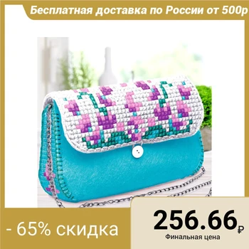 

Cross-stitch on a bag "Provence", 5 colors of thread