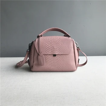 

Woman Package 2019 Handbag Snake Soft Leather High Capacity Oblique Satchel Single Shoulder Crossbody Bags For Women Pochette