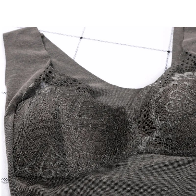 Seamless Lace Bra Sexy Lingerie Thin Comfortable Wire Free Underwear Unpadded Women Bra Bralette Breathable Stretch Top Bra Cup