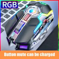 מחשב נייד 1600DPI מקצועי Wireless Mouse 2.4GHz עכבר מחשב גיימר עבור LOL CS DOTA עבור מחשב PC נייד עכברים עכברים אופטיים (5)