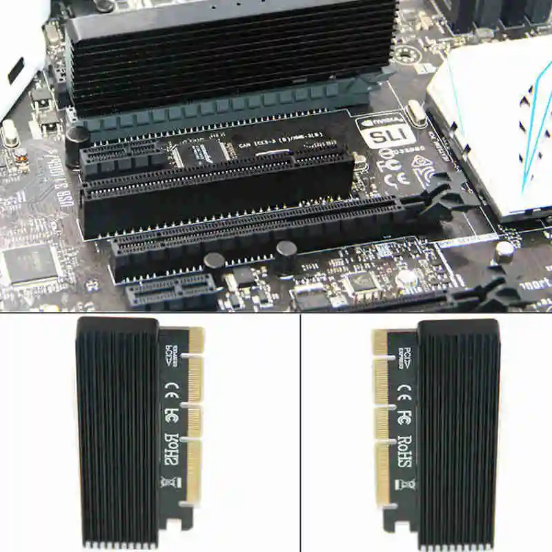 M.2 Накопитель SSD с протоколом NVME Ngff к PCI Express 3,0X16 адаптер M карта интерфейса ключа полная скорость
