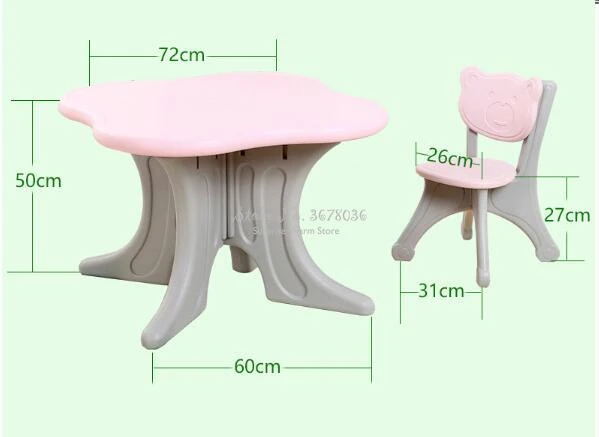 kids plastic folding table