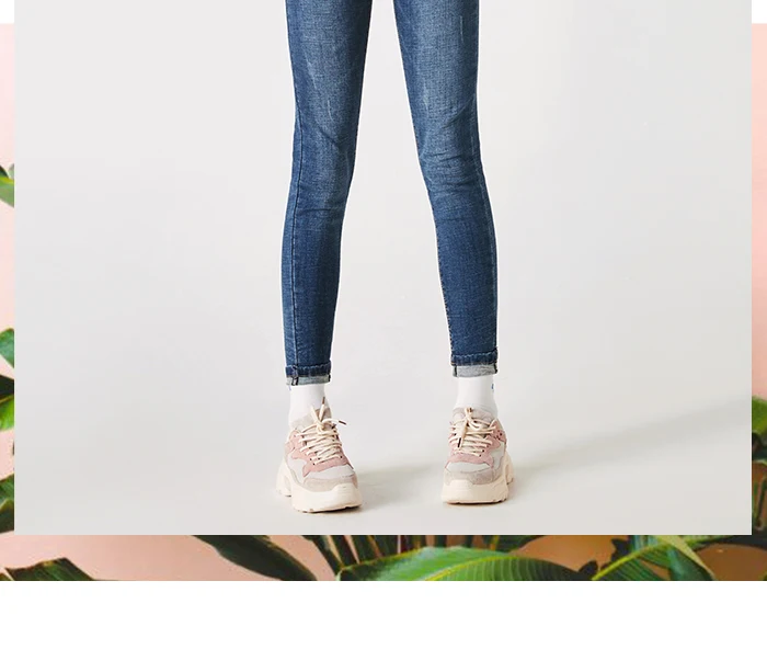 Женские джинсы SEMIR, новинка, зимняя Корейская версия, тонкие укороченные штаны, тонкие Стрейчевые женские штаны, хлопковые джинсы