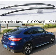 Для Mercedes Benz GLC COUPE X253+ багажник на крышу багажные стойки бар алюминиевый сплав винт установка высокое качество аксессуары