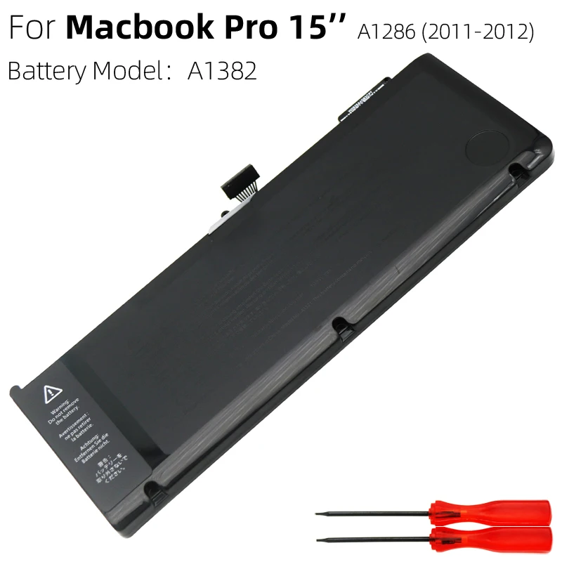 Аккумулятор SZTWDone A1382 для ноутбука APPLE MacBook Pro 15 дюймов A1286 2011 MC723 MC721 MC721LL/A MC723LL/A MD103