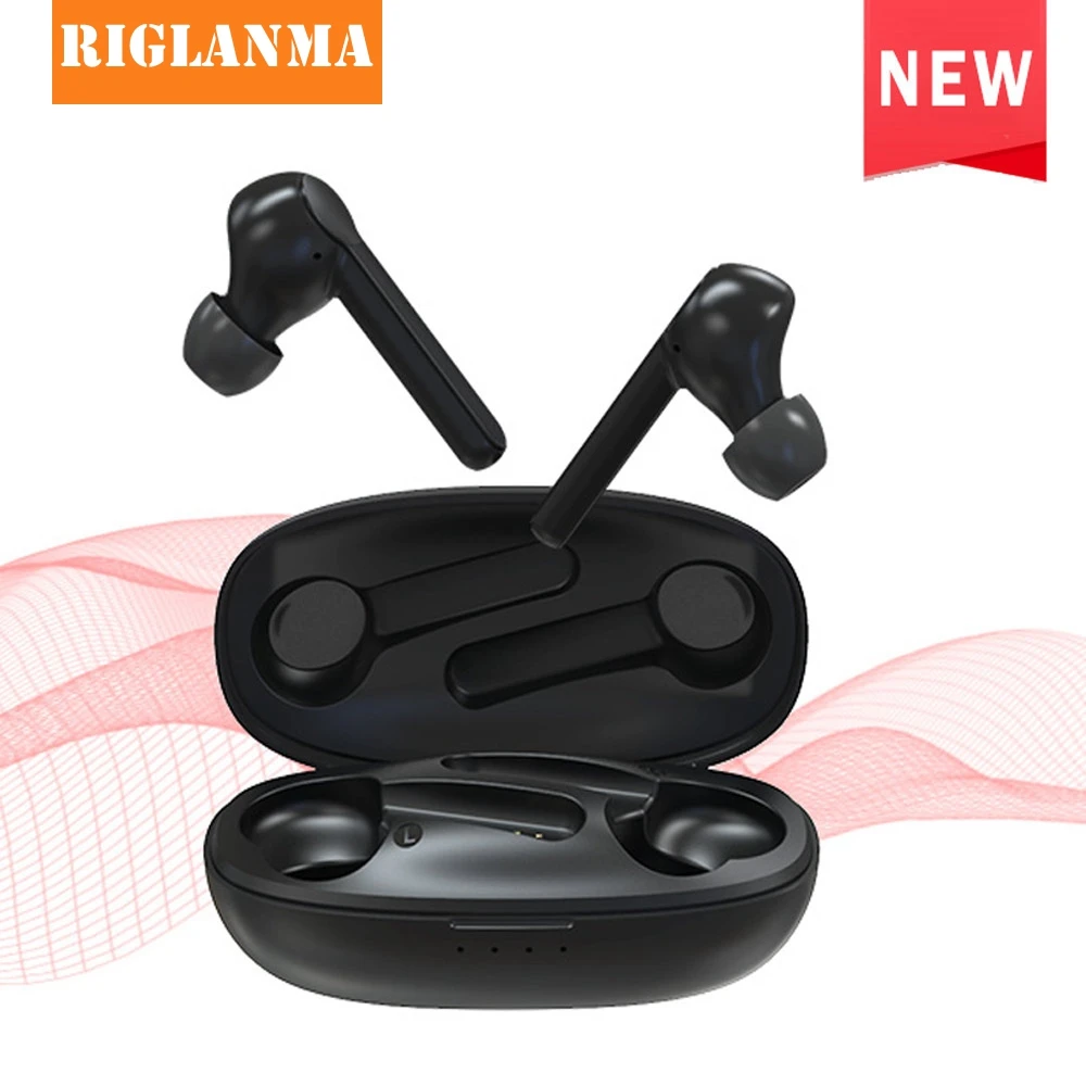 RIGLANMA X7 TWS Bluetooth наушники 3D стерео беспроводные наушники сенсорное управление 5,0 в уши авто-пара беспроводные гарнитуры