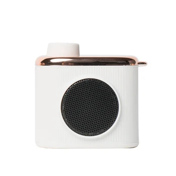

ABS Audio Retro Style Camera Shape Bluetooth Speaker Sound Bass Home Battery Powered Mini Portable Noise Reduction Wireless