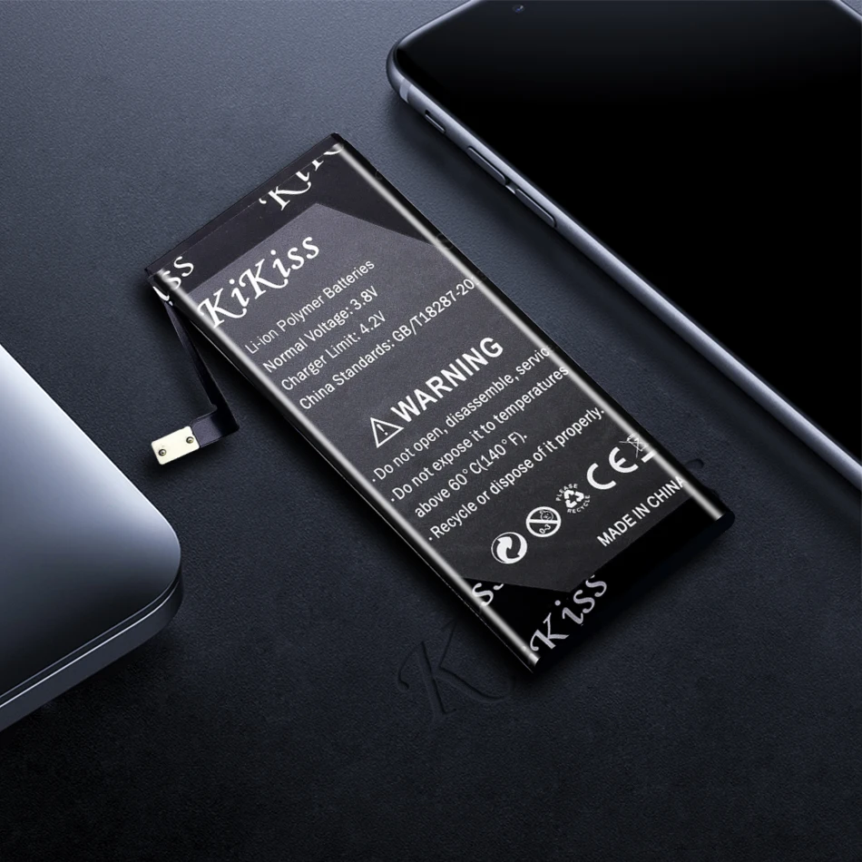KiKiss батарея для Apple iPhone SE 4S 5S 5C 6 7 сменная батарея для iPhone iPhone6 iPhone7 iPhone5S батареи для мобильных телефонов