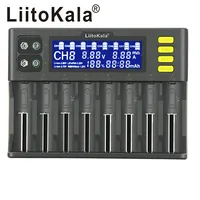 LiitoKala Lii-S8 Universal Battery Charger for 18650 3.7V Li-ion NiMH 1.2V 9V Li-FePO4 3.2V IMR 3.8V 26650 21700 26700 AA AAA 2