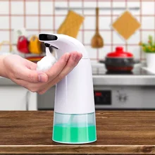 Интеллектуальный 250 мл дозатор жидкого мыла Автоматический Бесконтактный индукционный пенопласт инфракрасный датчик устройство для мытья рук