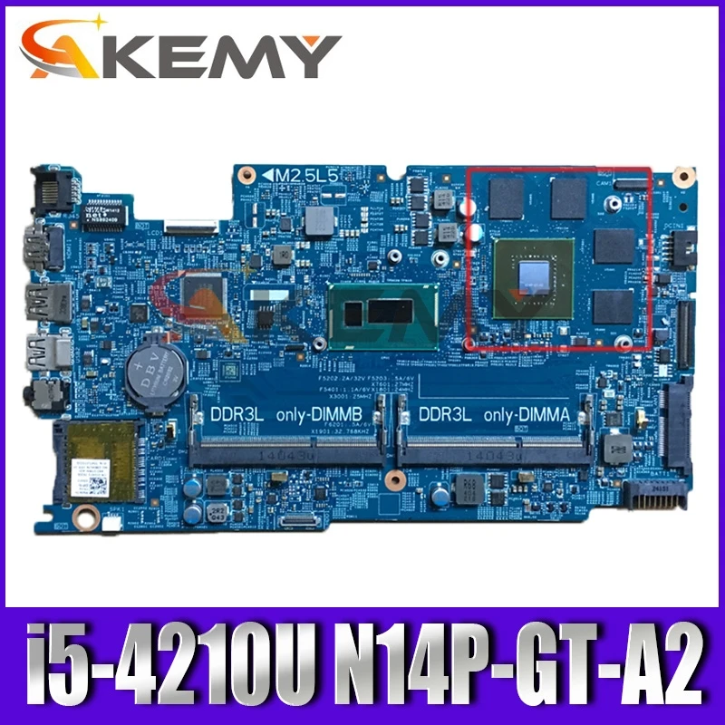 Оригинальная материнская плата для ноутбука DELL Inspiron 7537 CN-03V4T2 03V4T2 12311-2 SR1EF N14P-GT-A2 |