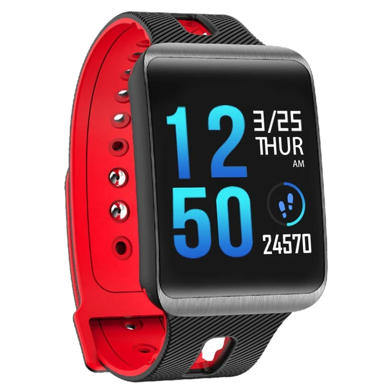 GT98 Смарт часы Bluetooth 4,0 браслет для измерения артериального давления сердечного ритма водонепроницаемые спортивные часы для мужчин и женщин TFT Smartwatch TF1 обновление