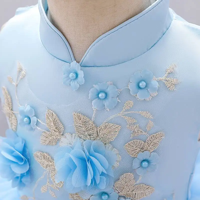 Новое Летнее Детское платье для девочки 1 года платье на день рождения, белое кружевное платье для крещения vestido infantil, платья принцесс с бантом для Свадебная вечеринка