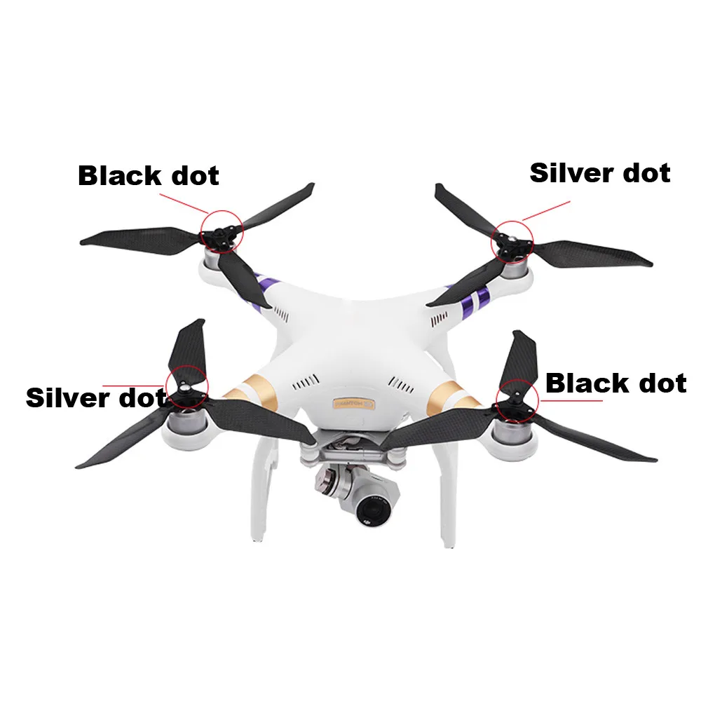 Ouhaobin углеродное волокно складной быстросъемный 9455 Пропеллер для DJI Phantom 3 Дрон пропеллер низкий уровень шума 3-защита для лопастей 1129#2